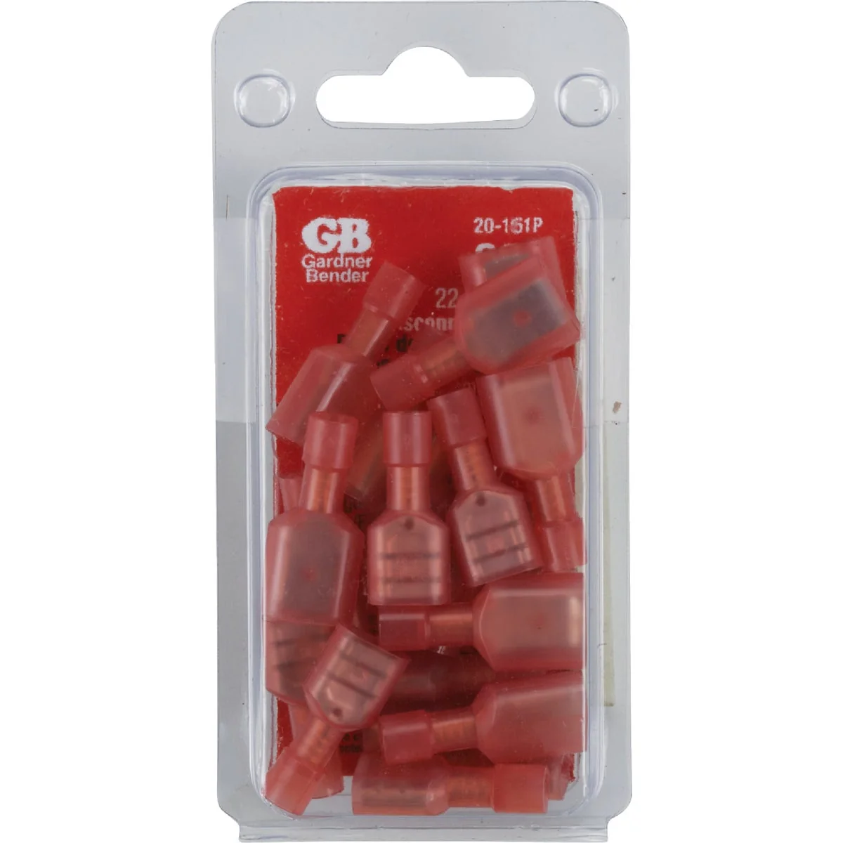 Specialty Gardner Bender 22 to 16 AWG Male Female Red Fully-Insulated Disconnect Pair 10-Pack Breathable