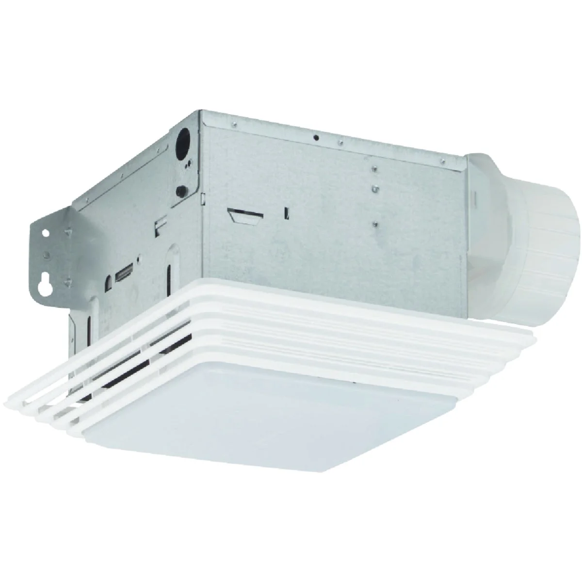 Fine Broan 50 CFM 2.5 Sones 120V Bath Exhaust Fan with Light Recyclable