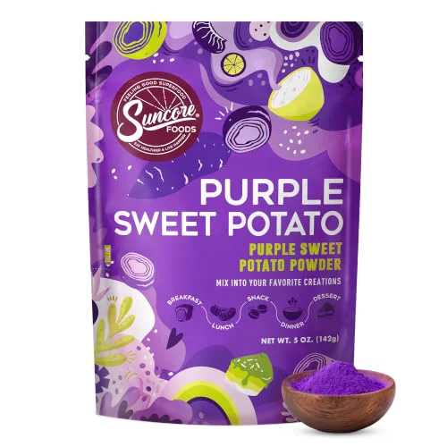 Green Purple Sweet Potato Powder 5oz 5 Ounce Elegant
