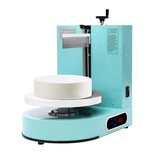 Trendy Cake Decorating Coating Machine Cream Spreading Automatic Frosting Turntable with Graduated Scraper for 4 Dependable