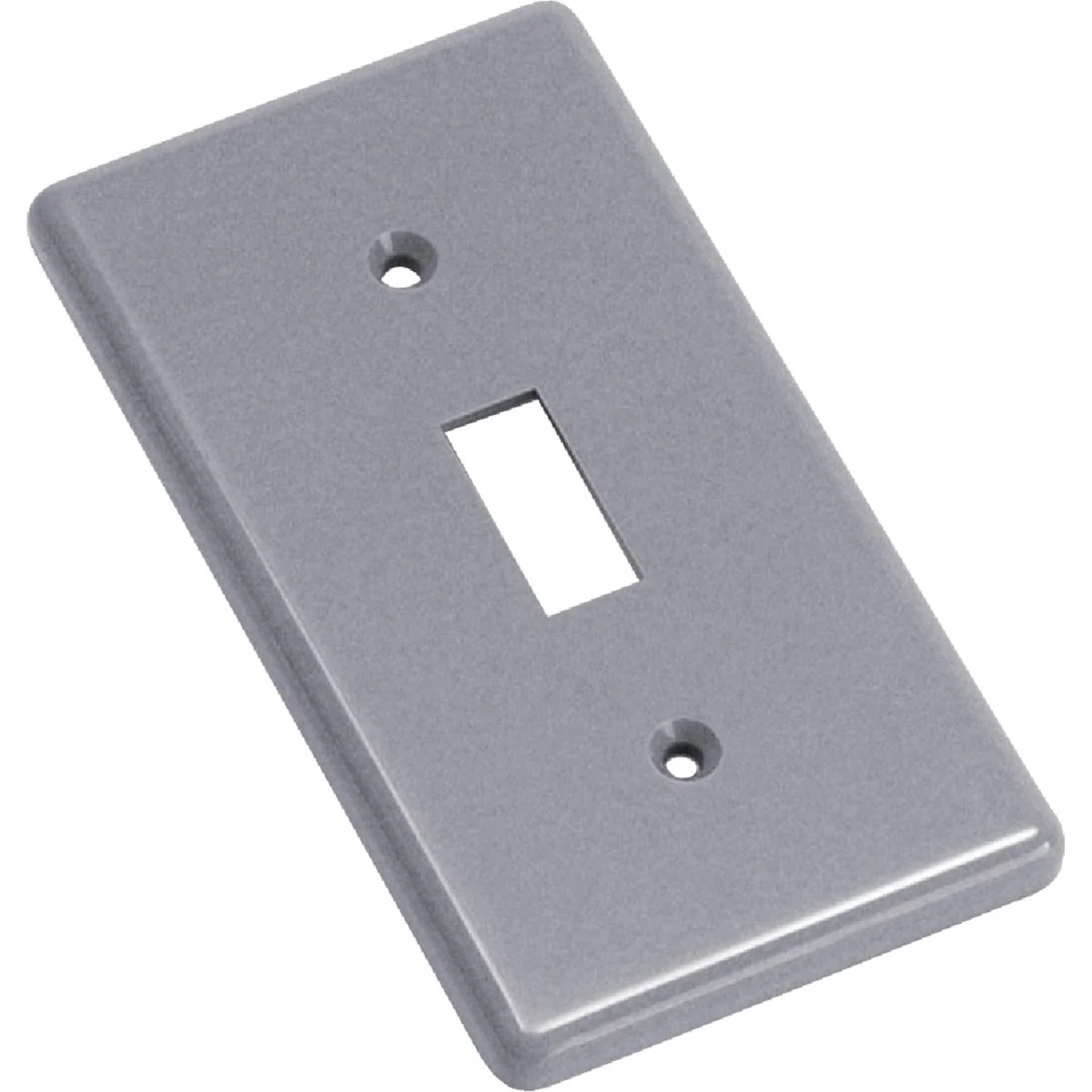 Healthy Steel City Single Toggle Switch 4-1 4 In. x 2-5 16 In. Handy Box Cover Solid