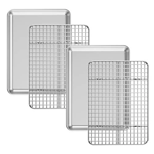 Innovative Baking Sheet with Cooling Rack Set 2 Sheets 2 Racks Advanced