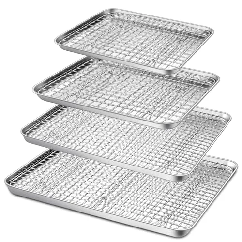 Soft 16 12.5 10.4 9 Inch Baking Sheet Rack Trendy