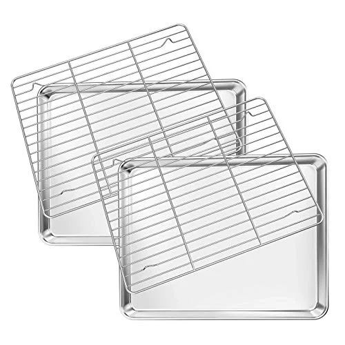 Proven Baking Sheet with Rack Set 2 Sheets 2 Racks Dependable