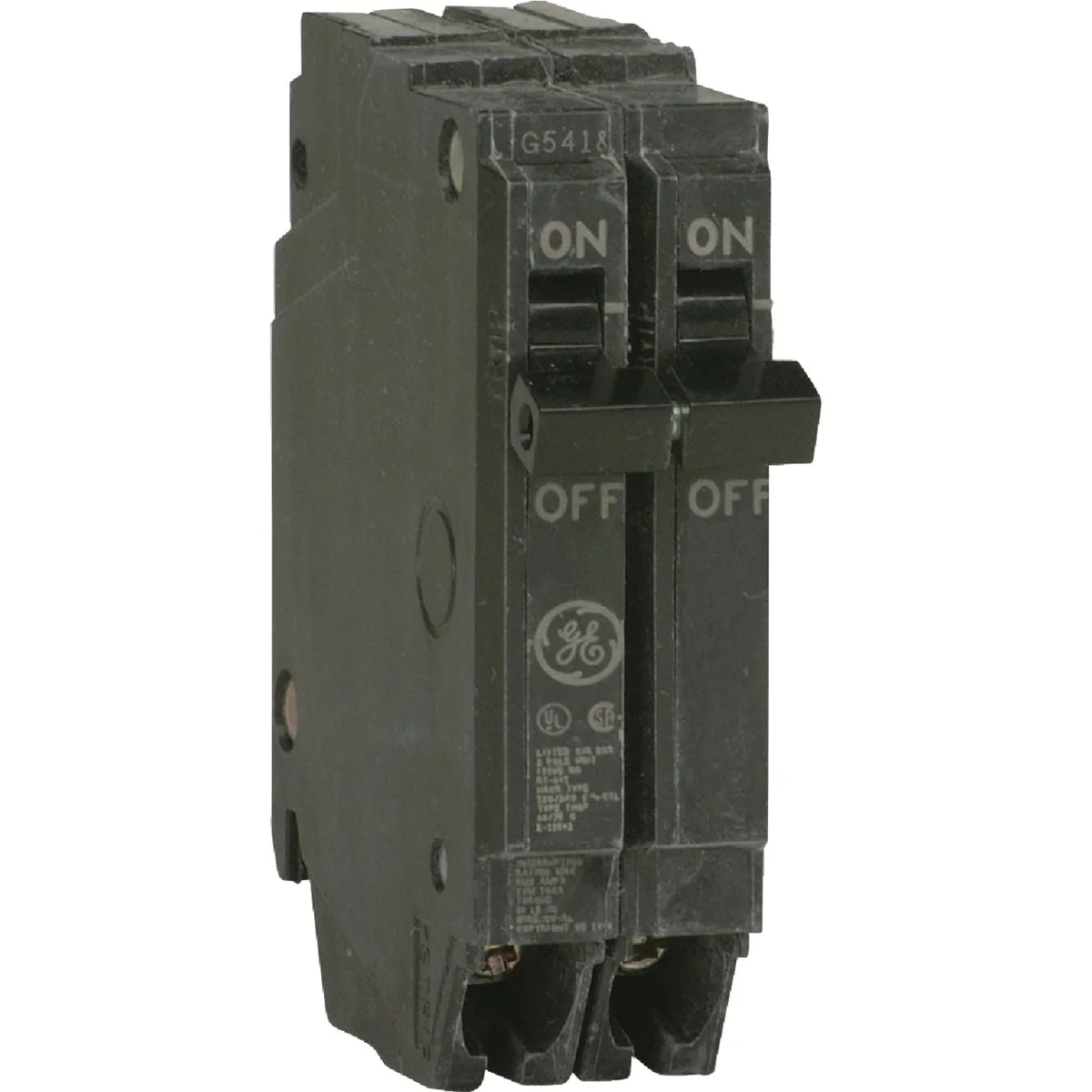 Reliable GE THQP 50A Double-Pole Standard Trip Circuit Breaker Durable