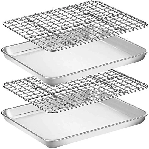 Healthy Baking Sheet with Rack Set 2 Pans 2 Racks Responsible
