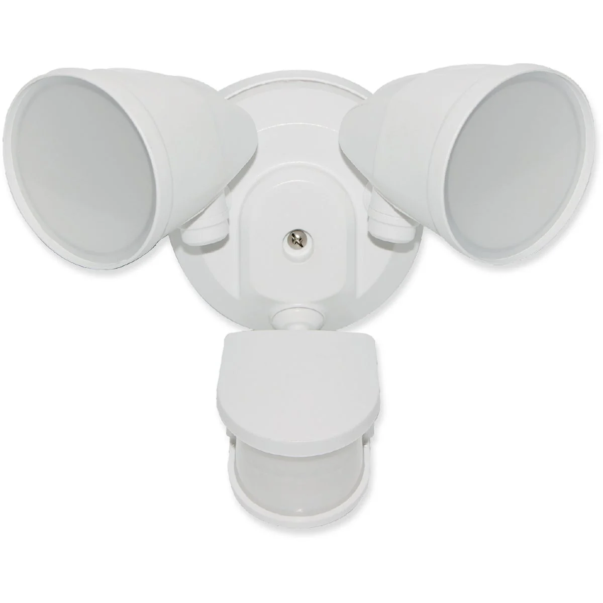 Recyclable White Motion Sensing LED Floodlight Fixture Crafted