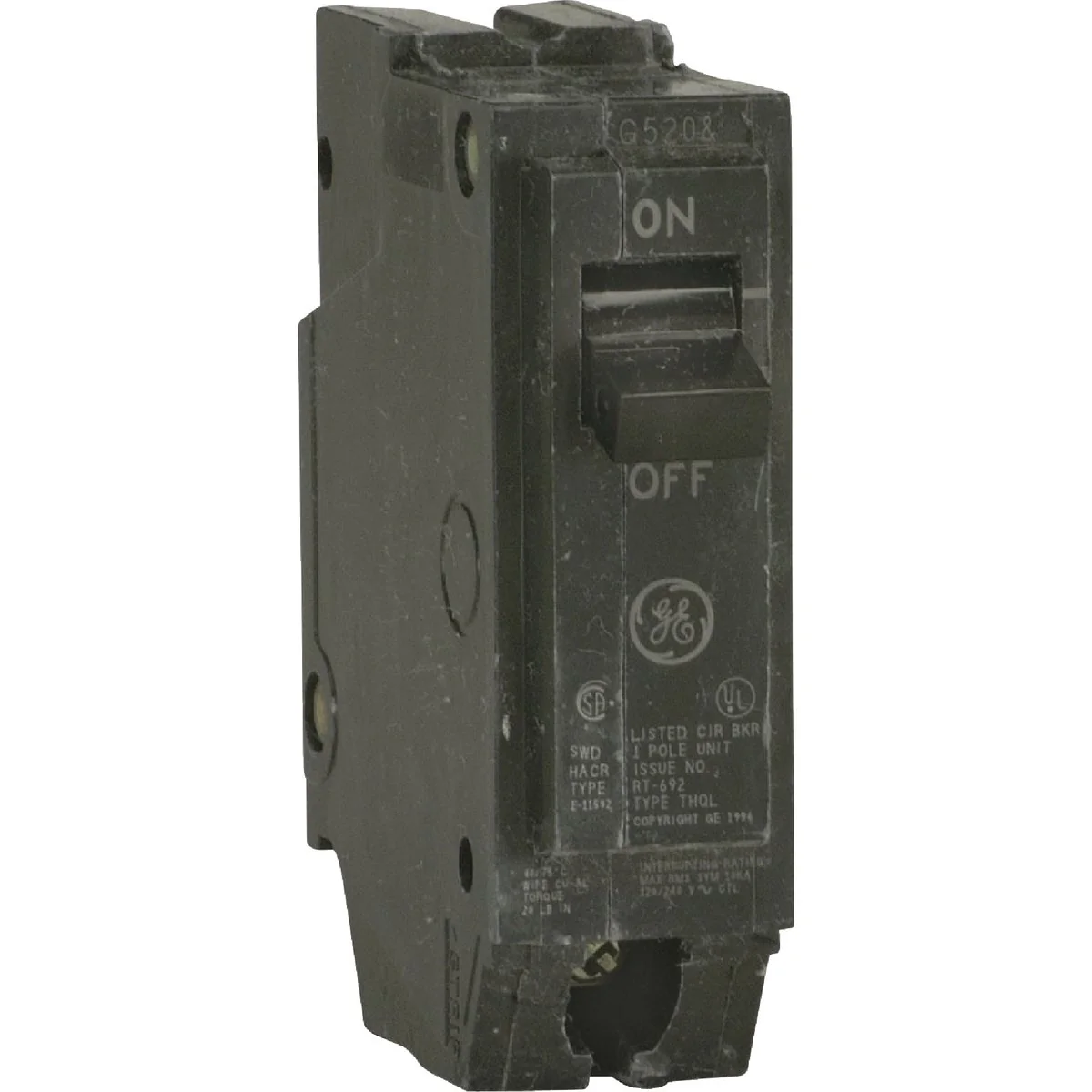 High-Performance GE THQL 30A Single-Pole Standard Trip Circuit Breaker High-Quality