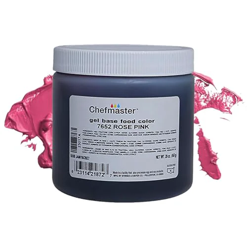 Recyclable Rose Pink Gel Food Coloring 20 Fl Oz Elite