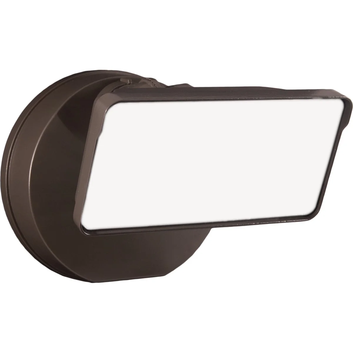 Functional Halo Lumen Selectable Bronze Single Head LED Floodlight Fixture Safe