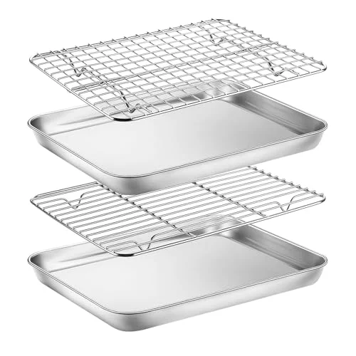 Top-Quality Baking Sheet with Rack Set Lightweight
