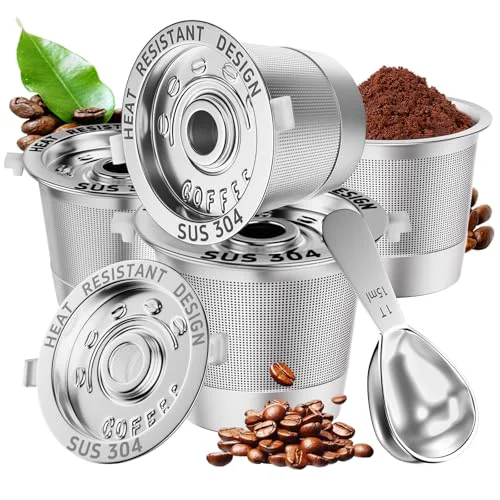 Classic 4 Pack Reusable K Cups Coffee Pods for Keurig 1.0 4 Count Exclusive