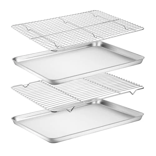 High-Quality Baking Sheet with Rack Set Fine