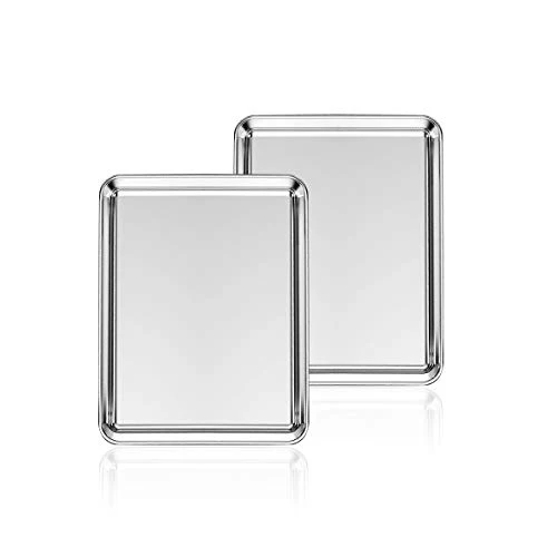 Sustainable Stainless Steel Baking Sheet Pan Set of 2 Refined
