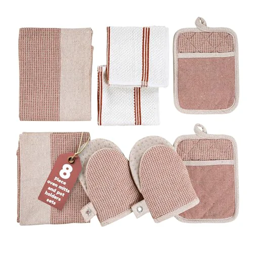 Trusted Potholders for Kitchens 8 Count Genuine