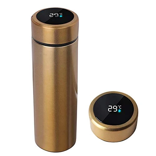 Practical Water Bottle with LED Temperature Display Dependable