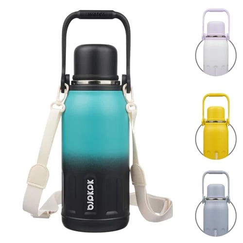 Outstanding Stainless Steel Insulated Bottle with Handle Strap Top-Quality