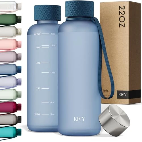 Easy-to-Use Slim Water Bottle 22oz Tritan Proven