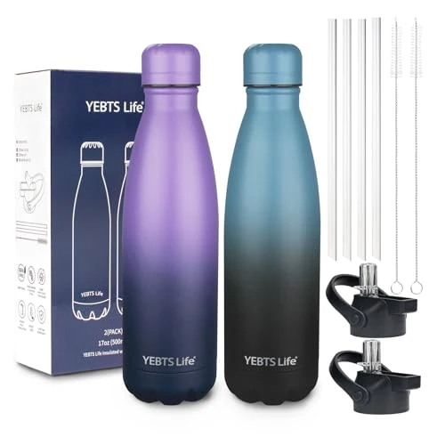Smooth Insulated Water Bottle 2 Count Exclusive