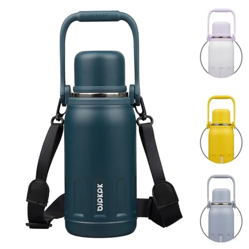 Environmentally Friendly Stainless Steel Insulated Bottle with Handle Strap Quality