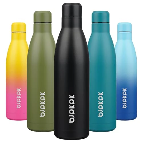 Comfortable 25 oz Insulated Stainless Steel Water Bottle Soft