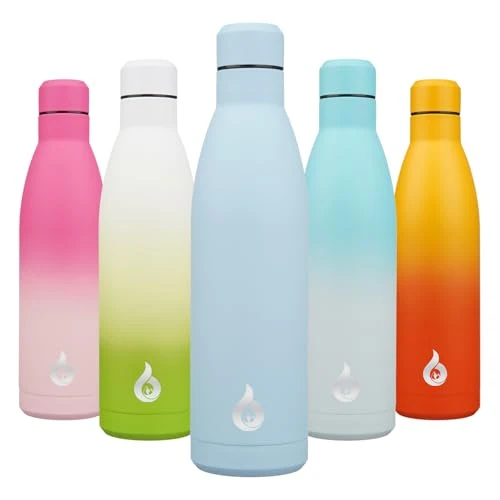 Fine 25 oz Insulated Stainless Steel Water Bottle Clean