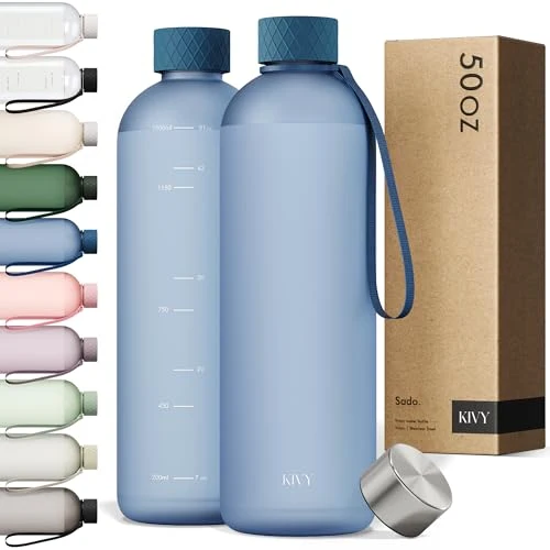 Fine Crafted Large Water Bottle 50oz Tritan Outstanding