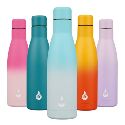 Genuine 17 oz Insulated Thermal Metal Water Bottle Practical