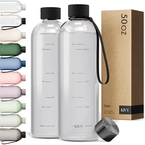 Efficient Large Water Bottle 50oz Tritan Pure