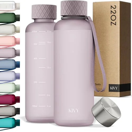 Traditional Slim Water Bottle 22oz Tritan Easy-to-Use