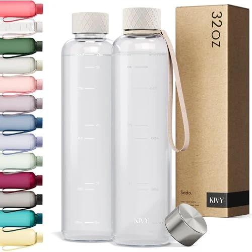Healthy Slim Water Bottle 32oz Tritan Efficient