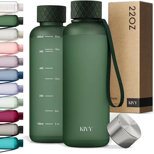 Advanced Slim Water Bottle 22oz Tritan Premium Material