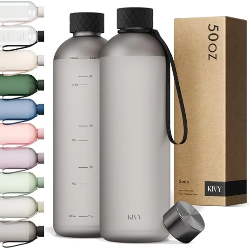 Traditional Large Water Bottle 50oz Tritan Practical