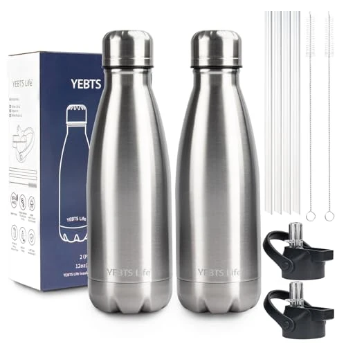 Crafted Insulated Water Bottle 2 Count Safe