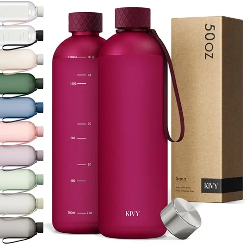 Safe Large Water Bottle 50oz Tritan Durable