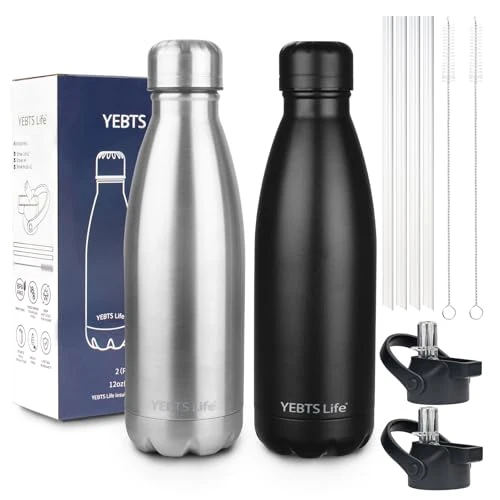 Refined Insulated Water Bottle 2 Count Recyclable
