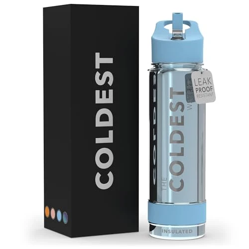 Premium Coldest Insulated Water Bottle with Straw Lid Eco-Friendly