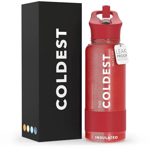 Sophisticated Coldest Insulated Water Bottle with Straw Lid Specialty