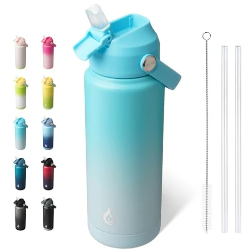 Official 24oz Insulated Water Bottle Detailed