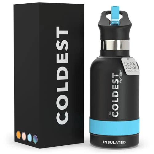 Classic Coldest Insulated Water Bottle with Straw Lid Stylish