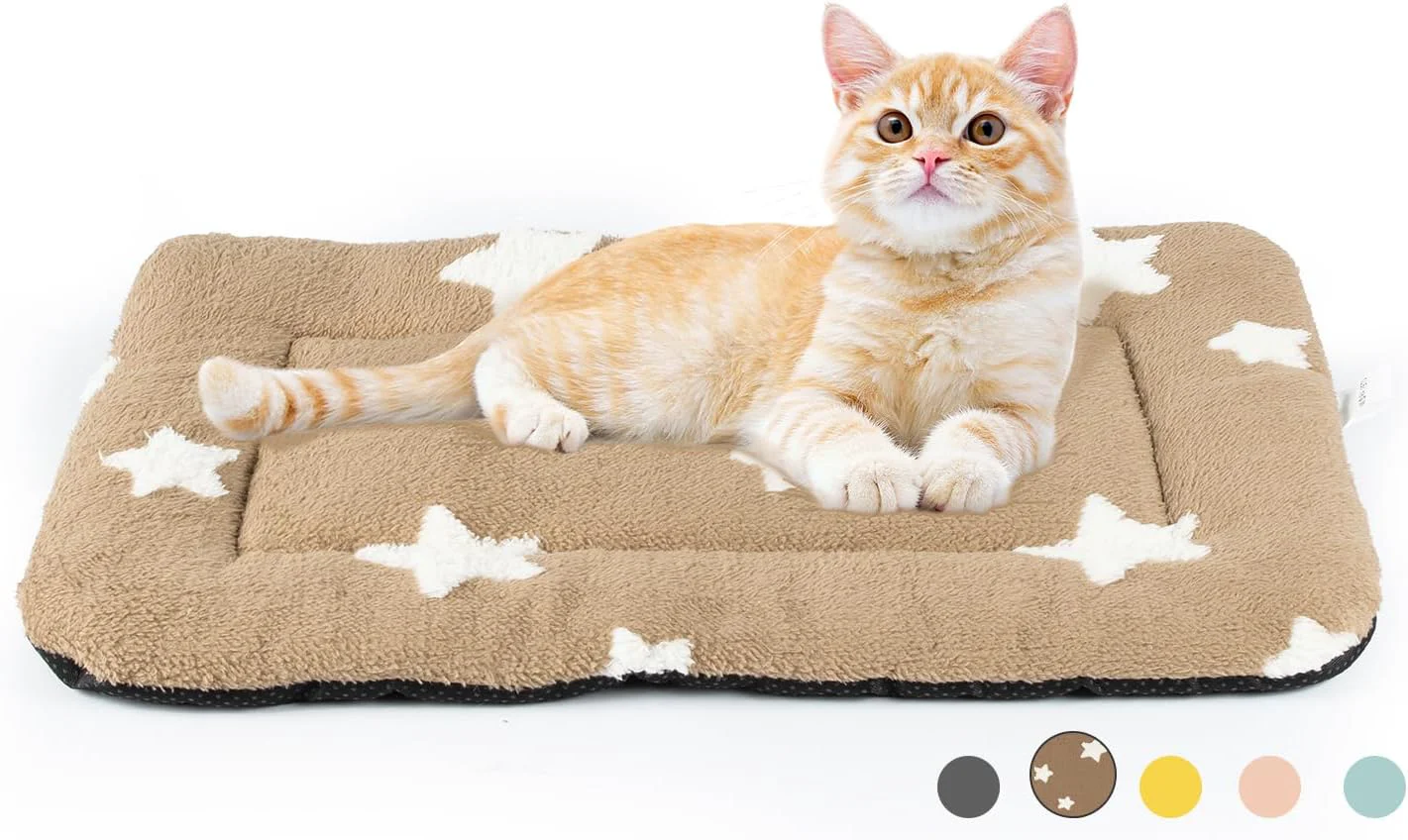 Eco-Friendly Mora Pets Cat Bed for Indoor Cats Washable Dog Crate Pad Practical