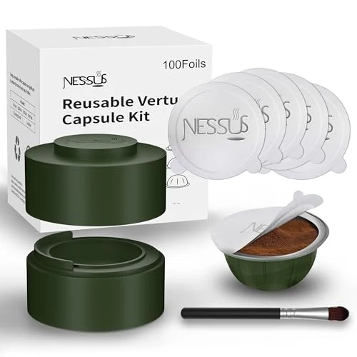 Consistent Reusable Vertuo Capsule Kit 100 Count Easy-to-Use