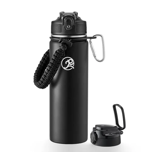Environmentally Friendly 24oz Insulated Stainless Steel Travel Water Bottle Pure