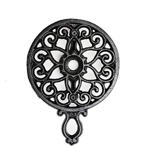Sustainable Cast Iron Teapot Warmer Dish Cups Heater Pot Trivet Fine