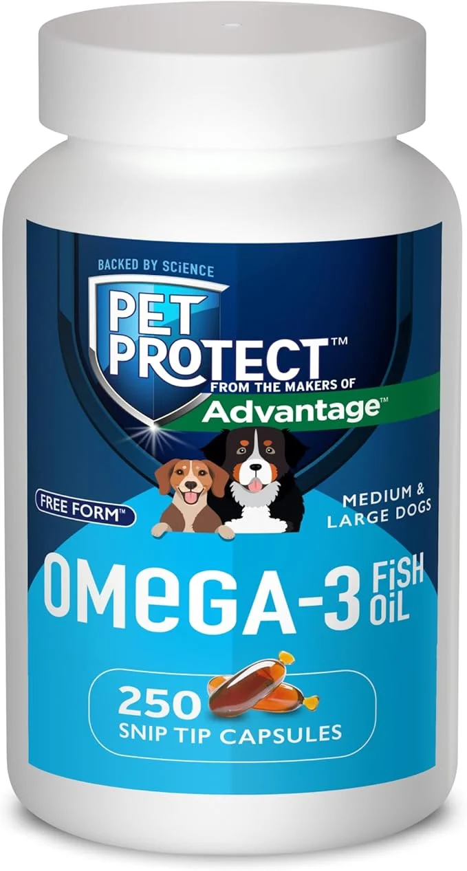 Artisan Pet Protect M L Dog Omega-3 Supplement Proprietary Form Blend Supports a Normal Inflammatory Response Snip-Tip Capsules 250 Count About ThisOverview Functional