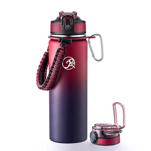 Proven 24oz Insulated Stainless Steel Travel Water Bottle Luxury