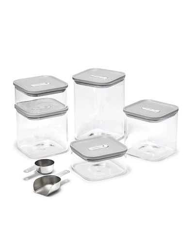 Modern 13 Piece Glass Airtight Food Storage Containers with Lids 13 Count Safe