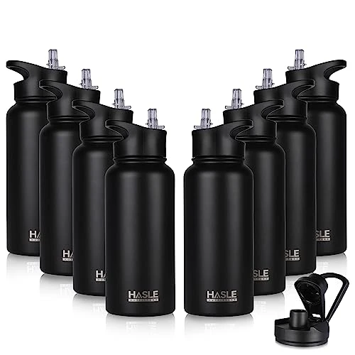 Reliable 32 oz Insulated Water Bottle Stainless Steel Double Walled Vacuum Sports Water Bottle with 2 Lids Artisan