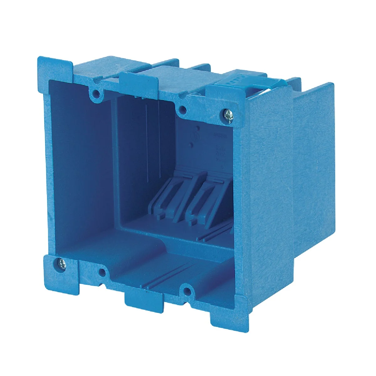 Genuine Carlon SuperBlue 2-Gang Thermoplastic Molded Wall Box Pure