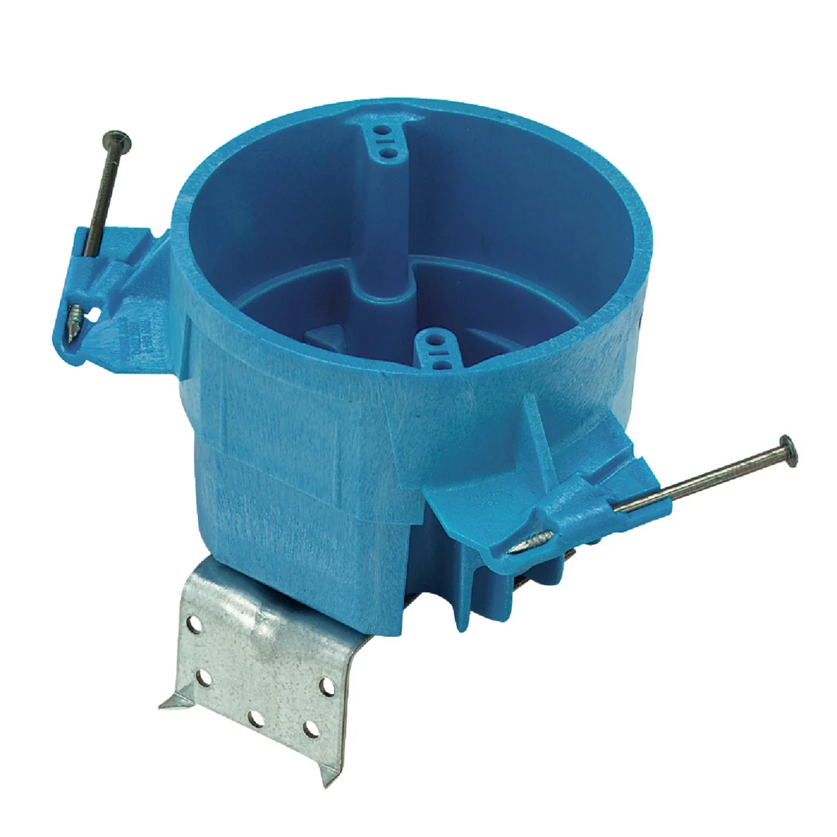 Innovative Carlon SuperBlue 4 In. Nail On Ceiling Fan Box Convenient